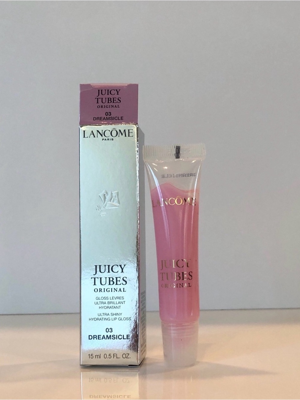 Lancome Juicy Tubes Original Lip Gloss -03 Dreamsicle 0.5 Oz/15ml,Full Size, NIB
